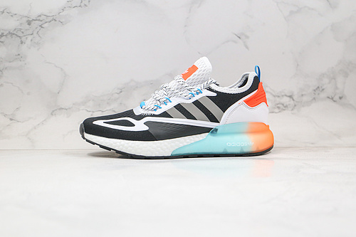 ZX 2K Boost Black White Orange Blue FV7468 36-45-1b6ff835